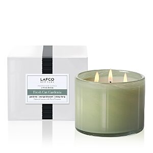 Lafco Fresh-Cut Gardenia Living Room 3-Wick Candle 30 oz.