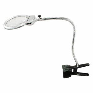 Lamp Magnifier LED Magnifying Light Desk Table Repair Clamp 2.25X 5X C