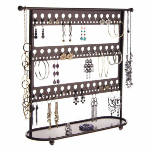 Large Long Earring Holder Display Stand for Hoops Jewelry Organizer, L