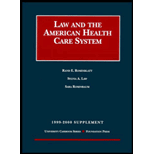 Law and the American Health Care System, 1999 Supplement