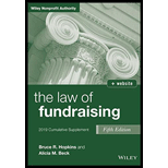 Law of Fundraising, 2019 Cumulative Supplement