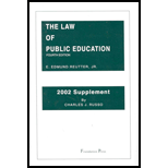 Law of Public Education - 2001 Supplement