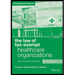 Law of Tax-Exempt Healthcare Organizations 2019 Supplement