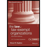 Law of Tax-Exempt Organizations, 2017 Cumulative Supplement