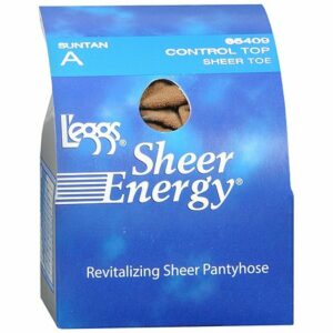 L'eggs Sheer Energy Control Top Sheer Toe Pantyhose A - 1.0 pr