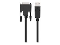 Lenovo Belkin 3ft DisplayPort to DVI-D Cable, M/M, 1080p - video cable - 3 ft