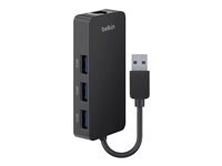Lenovo Belkin USB-A 3.0 3-Port Hub with Gigabit Ethernet Adapter