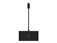 Lenovo Belkin multimedia adapter - USB-C - VGA, HDMI - GigE