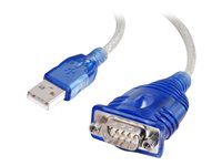 Lenovo C2G USB to Serial Adapter Cable - USB to DB9 Adapter - 1.5ft - serial adapter - USB - RS-232