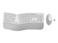 Lenovo Kensington Pro Fit Ergo Wireless Keyboard and Mouse - keyboard and mouse set - US - gray