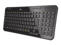 Lenovo Logitech Wireless Keyboard K360 - keyboard - English - glossy black