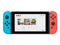 Lenovo Nintendo Switch with Neon Blue and Neon Red Joy-Con - game console - black, neon red, neon blue
