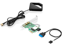 Lenovo ThinkStation AC Wi-Fi Solution Intel 8265 with External Antenna Kit