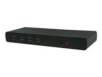 Lenovo VisionTek Dual 4K USB Dock - docking station - USB-C - 2 x HDMI, 2 x DP - GigE