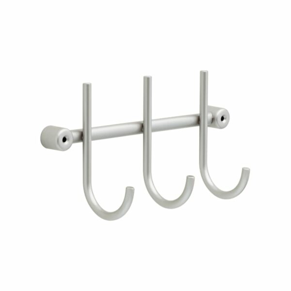 Liberty Hardware 141776 9 Inch Minimalist Key Hook Rail Nickel Hooks Key Hook Racks 3 Hooks