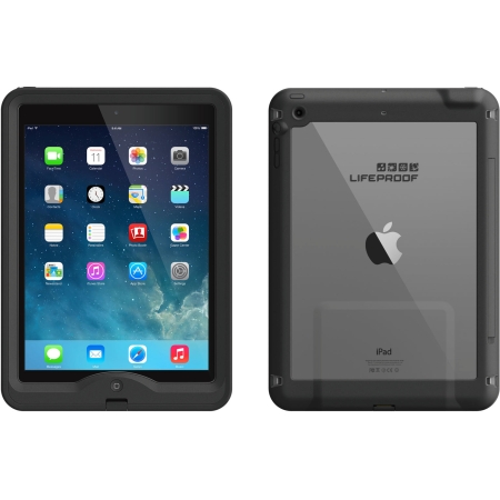 LifeProof - LifeProof nuud case for Apple iPad Air - Black/Black