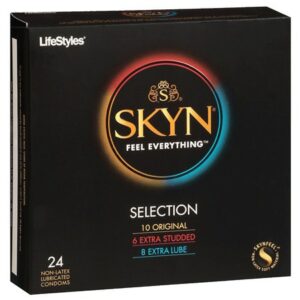 LifeStyles Skyn Selection Non-Latex Lubricated Condoms - 24.0 ea