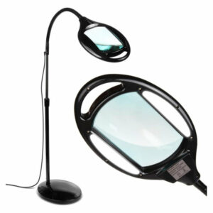 LightView Pro, Full Page Magnifying Floor Lamp, Hands Free Magnifier,