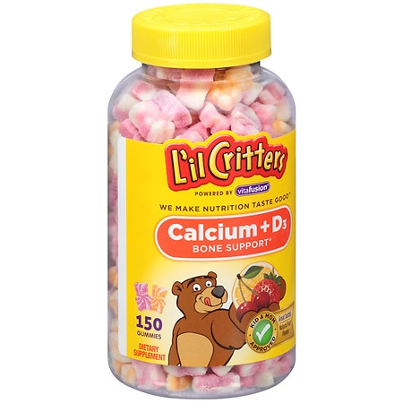 L'il Critters Calcium with Vitamin D Dietary Supplement Gummy Bears - 150.0 ea