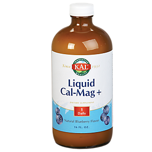 Liquid Calcium Magnesium with Vitamin D Blueberry
