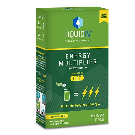 Liquid I.V. Hydration Multiplier, Electrolyte Powder, Energy Supplement Drink Mix - 6.0 ea