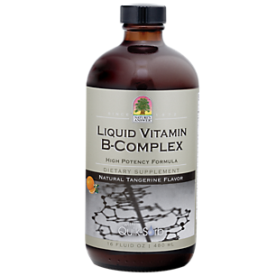 Liquid Vitamin B Complex - High Potency - Natural Tangerine (16 Fluid Ounces)