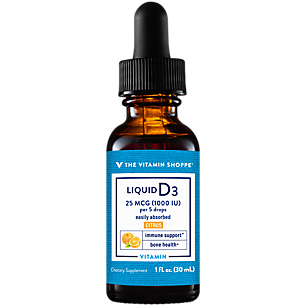 Liquid Vitamin D3 - Citrus - Easy Absorption - 1,000 IU (1 Fluid Ounce)