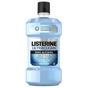 Listerine Zero Alcohol Tartar Mouthwash Arctic Mint - 1.0 L