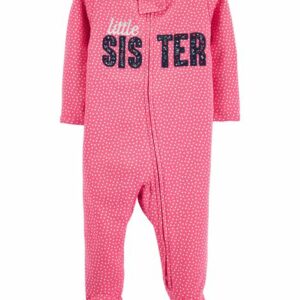 Little Sister 2-Way Zip Cotton Sleep & Play