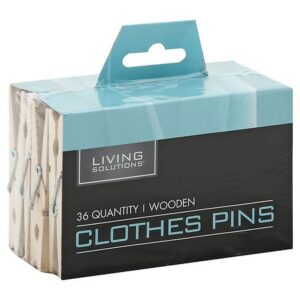 Living Solutions Clothes Pins - 36.0 ea