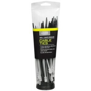 Living Solutions Quick Release Cable Ties - 1.0 ea
