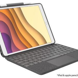 Logitech Graphite Combo Touch Backlit Keyboard Case With Trackpad And Smart Connector For iPad Air 3rd Gen & iPad Pro 10.5"