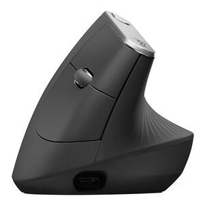 Logitech MX Vertical - vertical mouse - USB, Bluetooth, 2.4 GHz - graphite