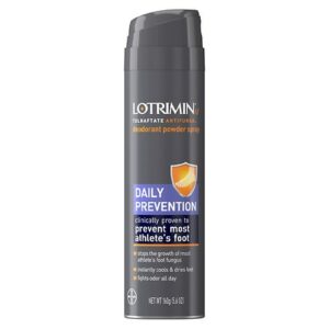 Lotrimin Athlete's Foot Daily Prevention Deodorant Powder Spray - 5.6 oz