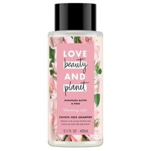 Love, Beauty & Planet Blooming Color Shampoo Murumuru Butter & Rose - 13.5 fl oz
