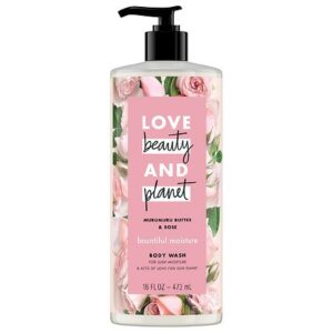 Love, Beauty & Planet Bountiful Moisture Body Wash Murumuru Butter & Rose - 16.0 oz