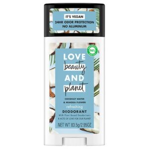 Love, Beauty & Planet Deodorant Coconut Water and Mimosa Flower - 2.95 oz