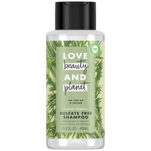 Love, Beauty & Planet Hair Shampoo Tea Tree Oil & Vetiver Tea Tree Oil & Vetiver - 13.5 fl oz