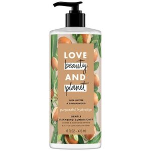 Love, Beauty & Planet Purposeful Hydration Cleansing Conditioner Shea Butter & Sandalwood - 16.0 fl oz