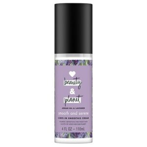 Love, Beauty & Planet Smooth and Serene Leave In Conditioner Cream Argan Oil & Lavender - 4.0 oz