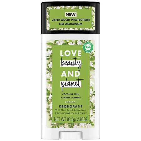 Love, Beauty & Planet Vegan Deodorant for Women Coconut Milk & White Jasmine - 2.95 oz
