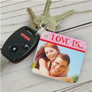 Love Is. Photo Key Chain