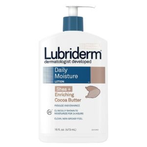 Lubriderm Lotion With Shea and Cocoa Butter Fragrance-Free - 16.0 fl oz