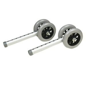 Lumex Fixed Bariatric Walker Wheels 5 Inch - 1.0 Each