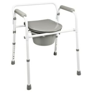 Lumex Folding Steel Commode - 1.0 ea