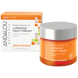 Luminous Night Cream with Purple Carrot + Vitamin C - Brightening (1.7 Ounces)