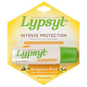 Lypsyl Intense Protection Beeswax Lip Balm Original Mint - 0.1 oz