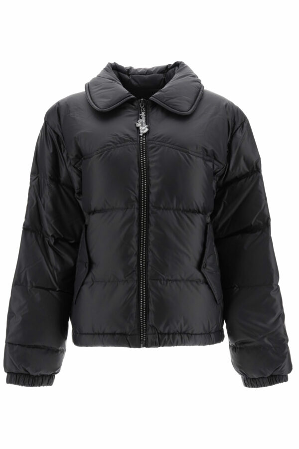 MARC JACOBS (THE) DOWN JACKET WITH CRYSTALS XS Black Technical