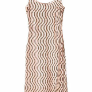 MARCO DE VINCENZO WAVE PRINT DRESS 40 Pink, Gold