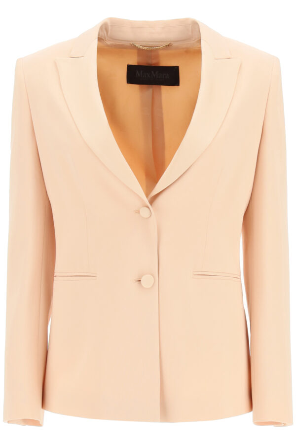 MAX MARA FAUST TUXEDO JACKET 40 Pink